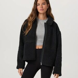 NWT Vuori Lou Full Zip Jacket - S, Black